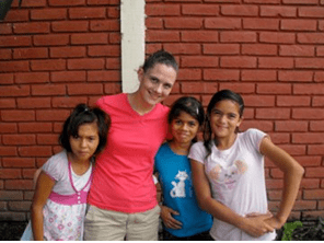 Jennifer with the orphans Jennifer with the orphans